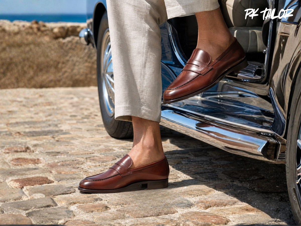 Đôi giày nâu Tassel Loafer