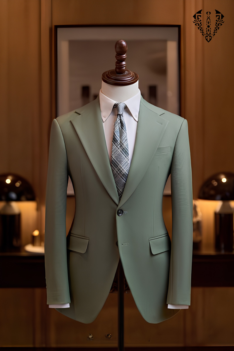 Áo vest xanh lá pastel