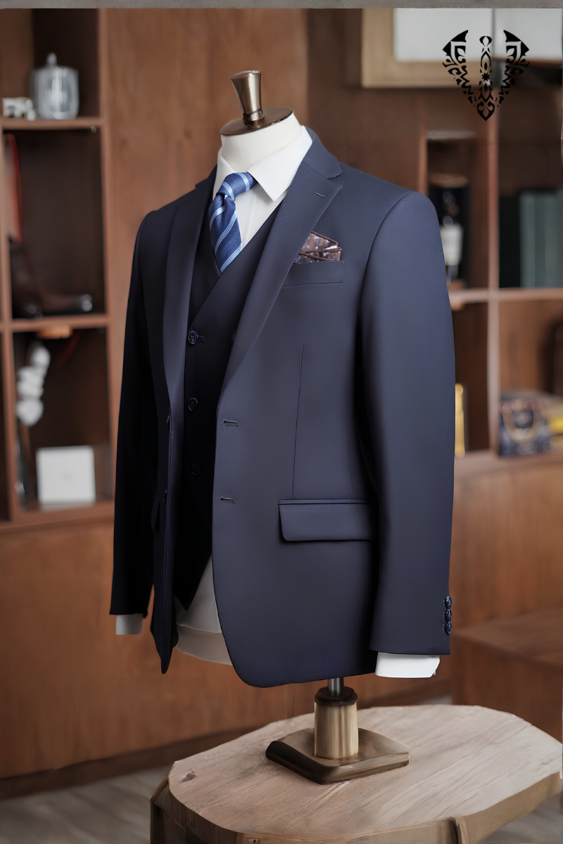 Áo vest xanh navy