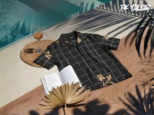 Ảnh chụp cảnh áo sơ mi caro