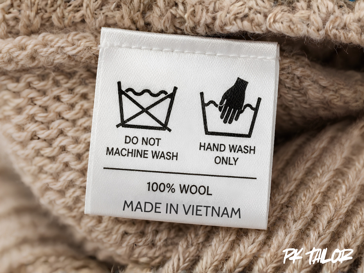 Mác cho biết áo len giặt máy được không 