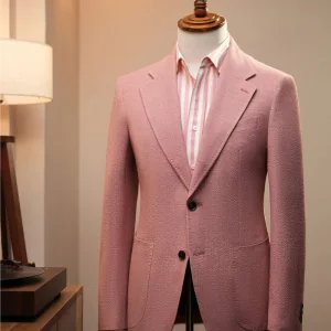 Áo vest hồng trơn