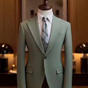Áo vest xanh lá pastel